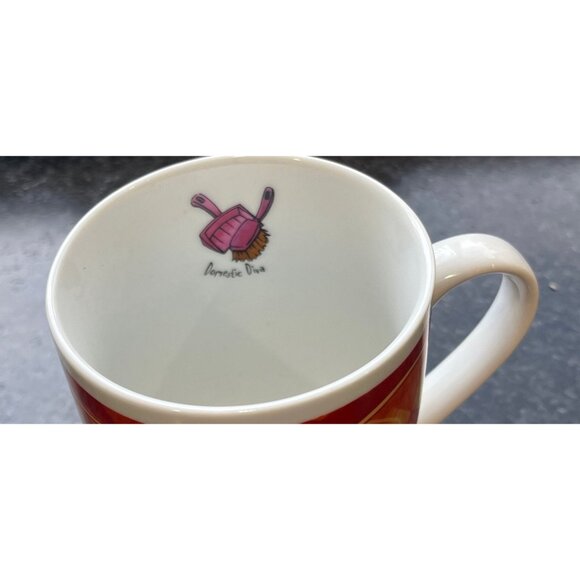 History & Heraldry Fine Porcelain Coffee Tea Mug "Domestic Diva" It's Only A Job - Picture 5 of 5